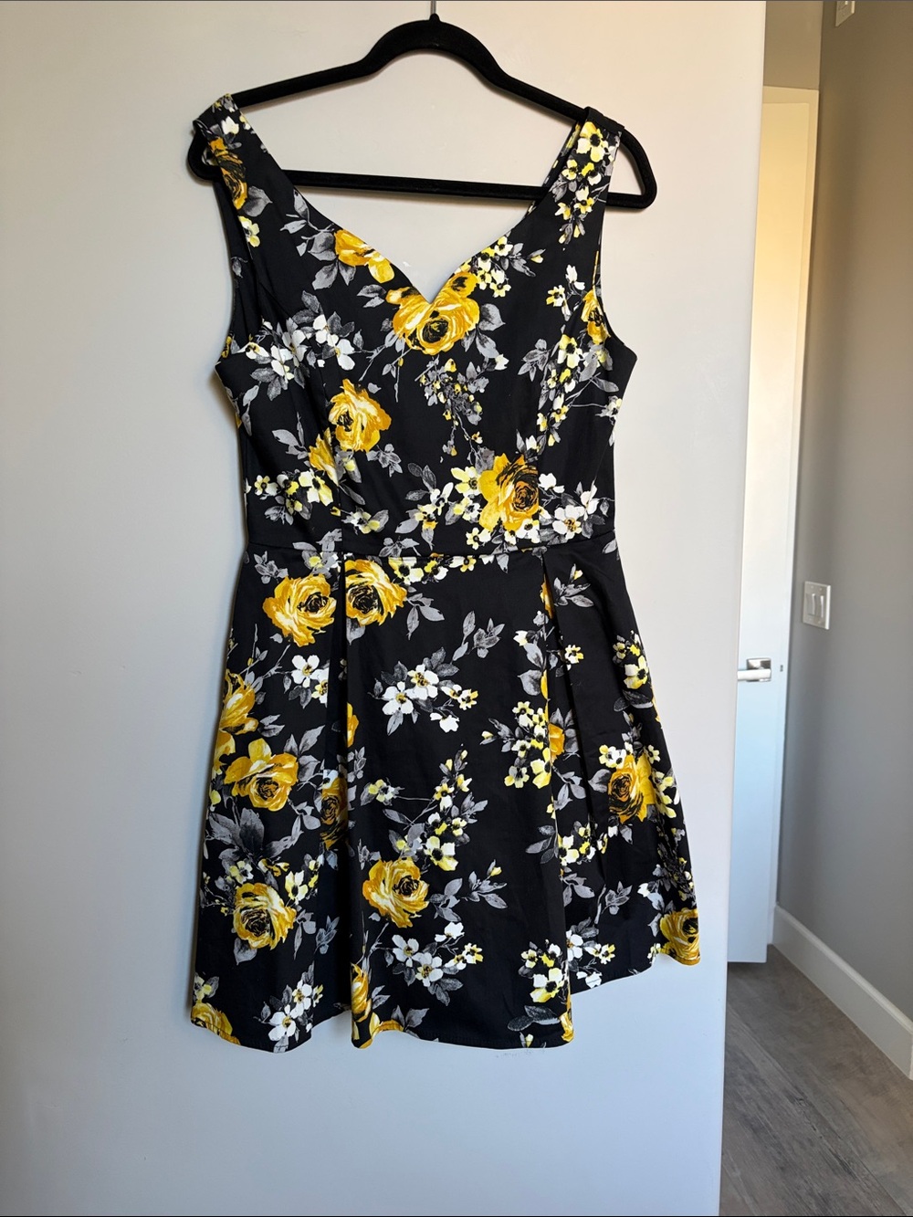 Ixia fit and flare sweetheart neckline retro women’s dress size L